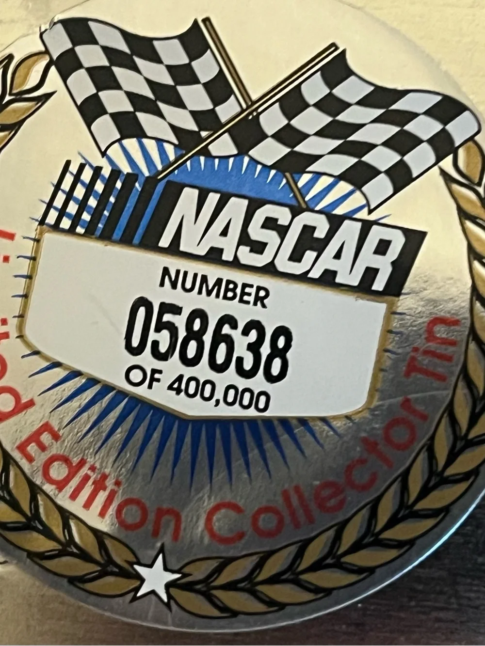 NASCAR 50th Anniversary Playing Cards Collector Tin 2 Decks Sealed US #058638